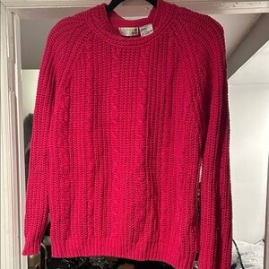 Cable Knit‎ Sweater - Pink